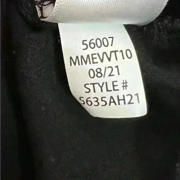 AEROPOSTALE BLACK EMROIDERED WOMENS TOP SHORT SLEEVE CLASSIC CREW TSHIRT SIZE L - Picture 7 of 7